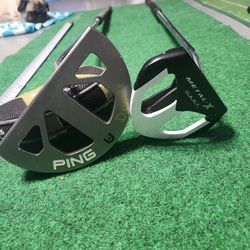Ping Doc 15b Putter and odyssey metal X dart golf putter