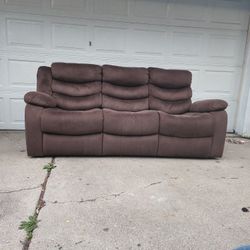 Micro Suade Reclining Coach