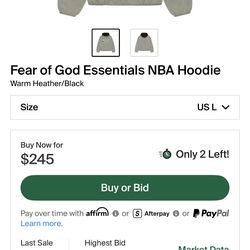 NBA essentials hoodie