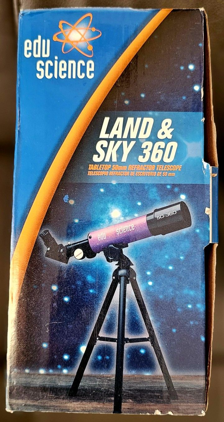 Edu-Science “Land & Sky 360” Cosmic Explorer Telescope