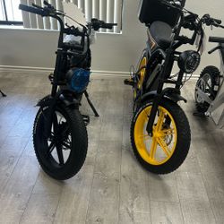 Full Suspension Moped Style Ebike At Great Price 
