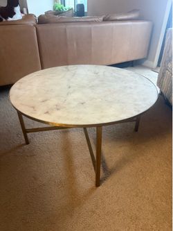 Marble Round Coffee Table