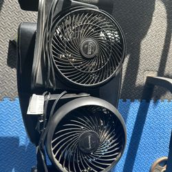 Two Small Plug In Fans 