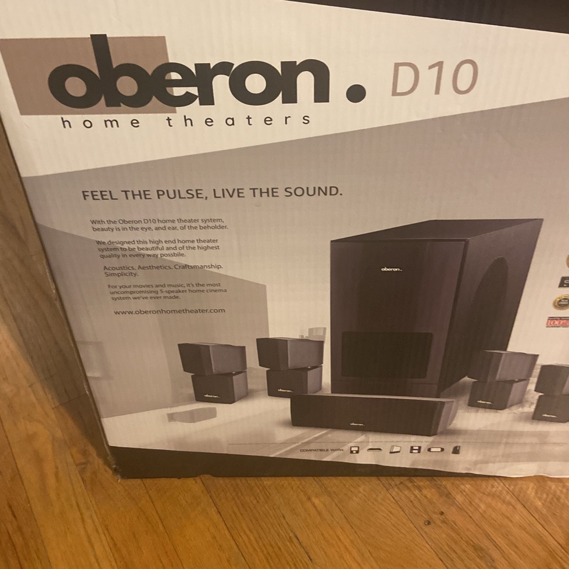 Oberon .D10 Brand New Sealed Surround Sound System