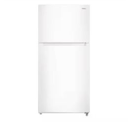 Haier White Top-Freezer Refrigerator
