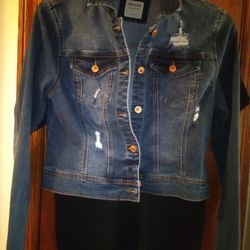 WAX COLLECTION DARK DENIM JEAN JACKET 🔥