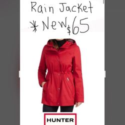BRAND NEW * PERFECT GIFT 🎁 " HUNTER " RAIN JACKET / WATERPROOF/ WIND RESISTANT 