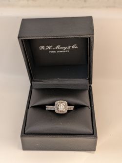 Promised Love Diamond Bridal Set (1/4 ct. t.w.) in Sterling Silver