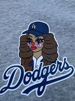 Bella Dona Betty Boop New Era Los Angeles Dodgers Crewneck Womens Size Medium