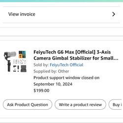 FeiyuTech G6 Max Gimbal