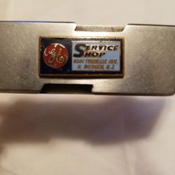 Vernco GE/ Service Shop Vintage Money Clip W/ 2 Blades