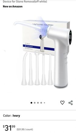 Electric Tonsil Stone Removal Vacuum Device(cash only)
