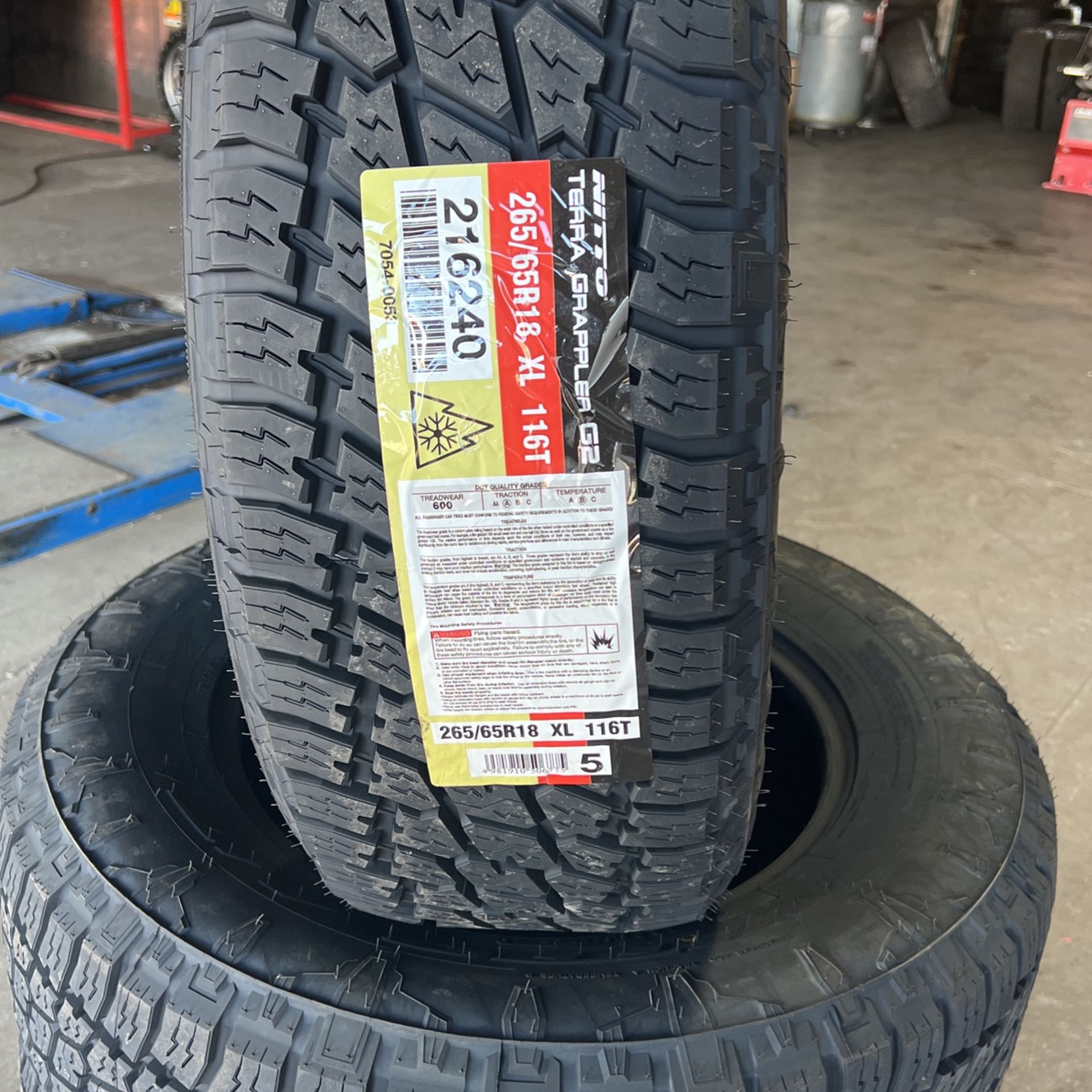 265/65/R18 Nitro Terra Grappler G2 Tires