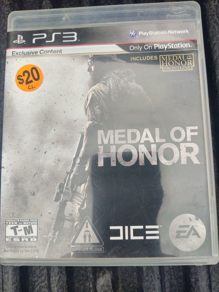 PS3 Medal Of Honor