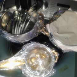 12PCS Stainless Steel Cooking Set