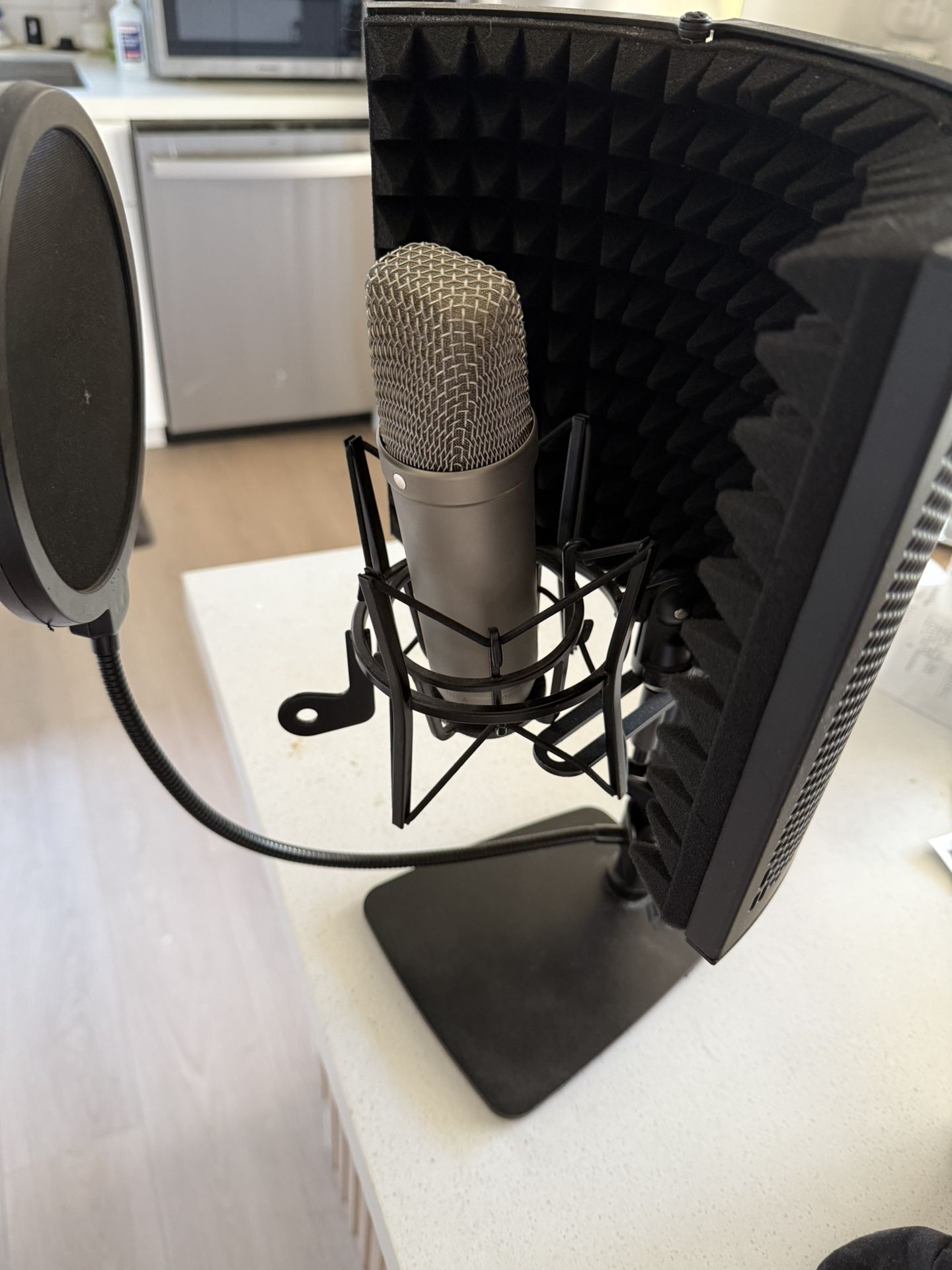 Rode NT1-A Condenser Microphone with Sound Shield and Stand