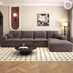 Brown Sectional Couch 