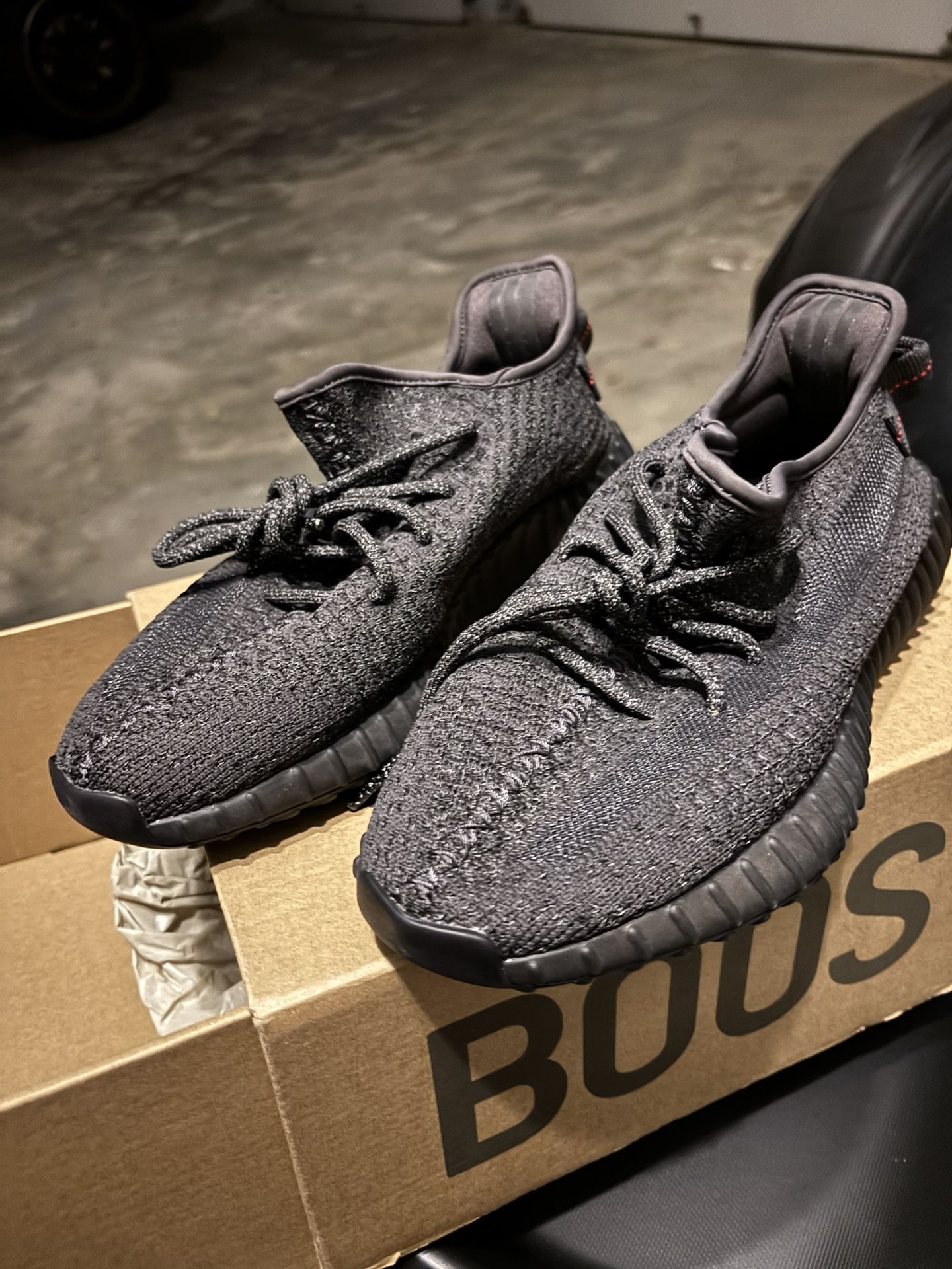 Adidas Yeezy Boost 350 V2 “Black Reflective” Size 8 — Brand New in Box
