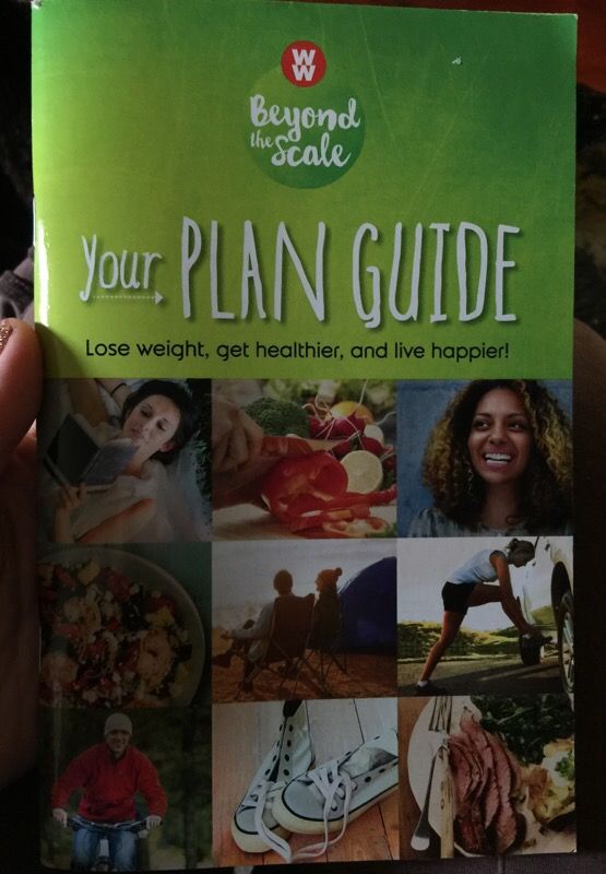 Weight Watchers planning guide book