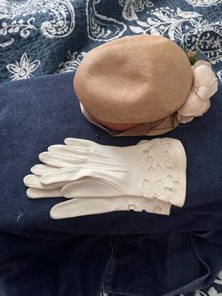 Vintage Charles of California Hat & Gloves Set – 1950s/1960s