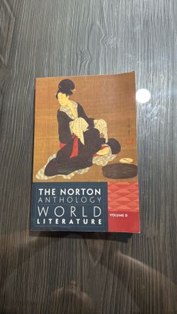 $10–USED BOOK THE NORTON ANTHOLOGY WORLD LITERATURE VOLUME D