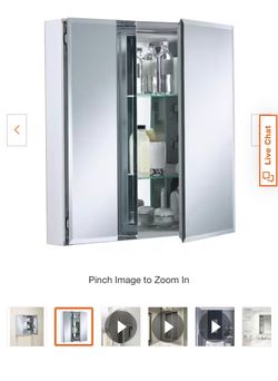 KOHLER 25x26 MIRRORED CABINET