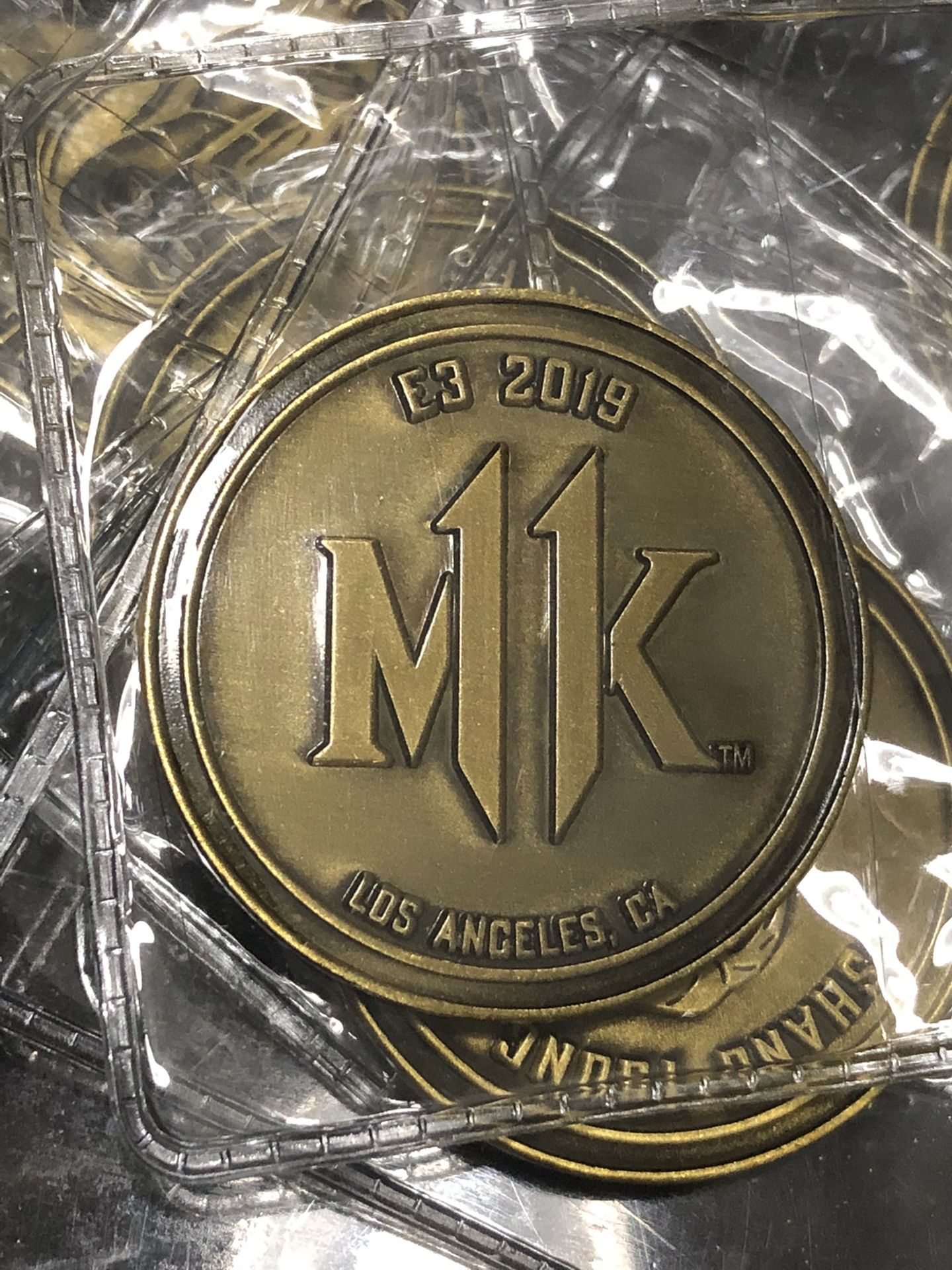 Mortal Kombat 11 MK11 Shang Tsung Soul Gold Collectible Coin, $8 each