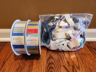 ☄️NEW☄️Wired Fabric Ribbon for Baskets/Floral Arrangements/Gift Wrapping/Table Runners/Vases/Wreaths~Great for Spring/Summer/Wedding