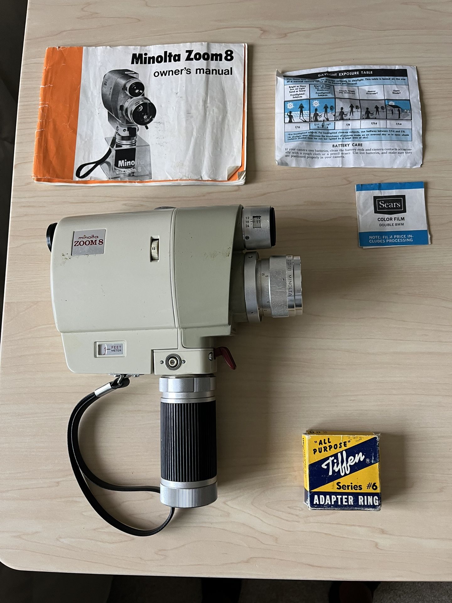 Zoom 8 Minolta Japan Camera – Fully Working + Case & Accessories