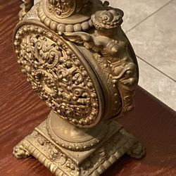Rare AntiQue CAst MetAl Urn OrnAte Firefly Up Cycled, Unique Antique