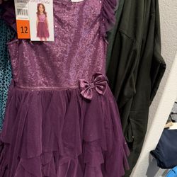 Tona Michelle® Girls 12 Size Purple Fancy Dress