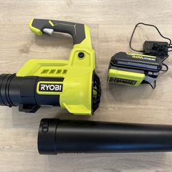 Ryobi 40V Lithium Cordless Blower w/ Battery & Charger – Lightly Used