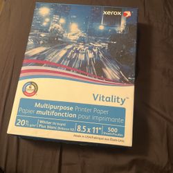 Printer paper 8.5x11 500 sheets 