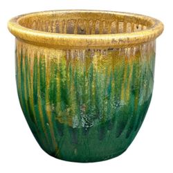 New England Pottery Beautiful Large Glazed Plant Pot