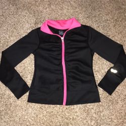 champion duo dry zip up girls shirt size 4/5
