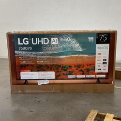 75 “ LG Smart 4K LED HDR TV