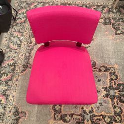 Pink Upholstered Chair