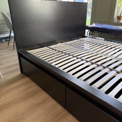 IKEA Full Sized  Bedframe (MALM)