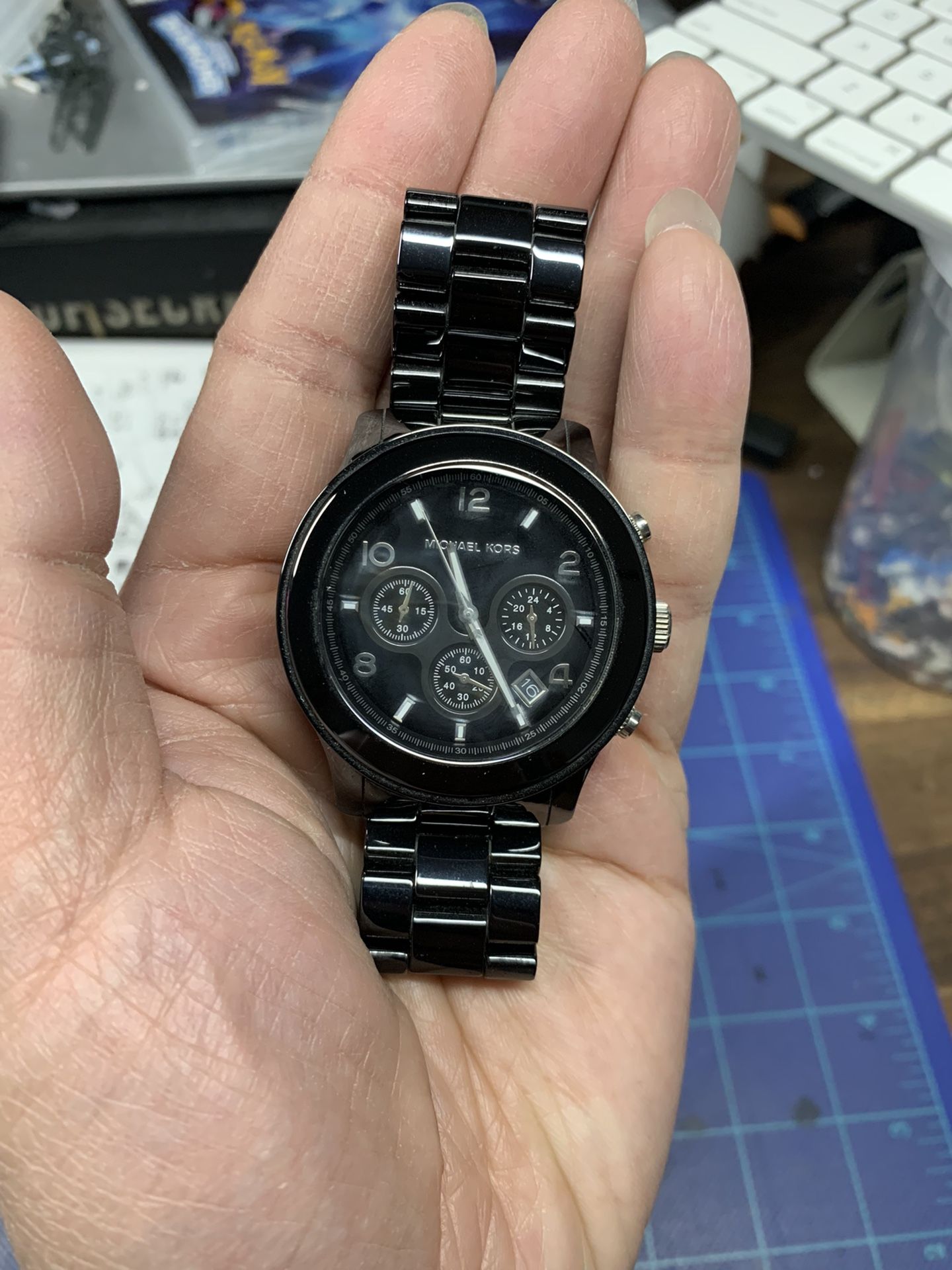 Michael Kors Ceramic Chronograph Watch