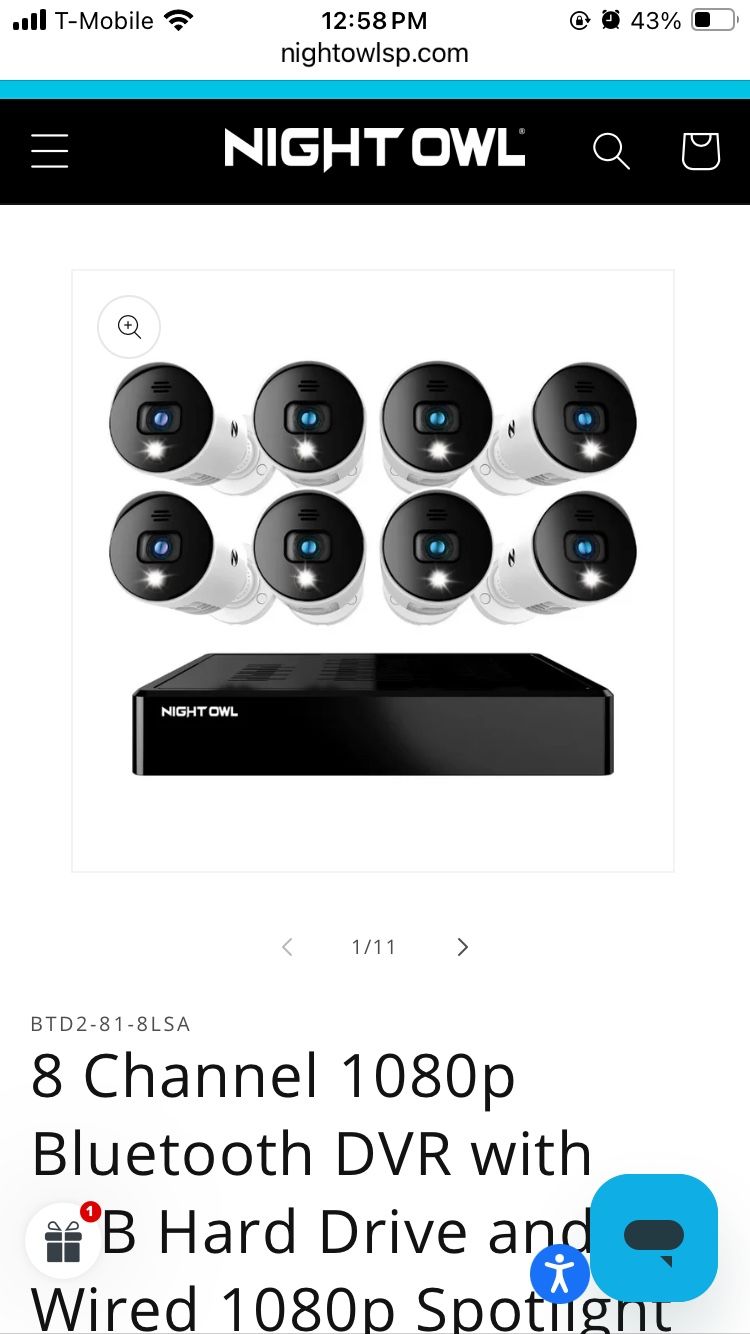 Night Owl Security Cameras Brand New in Box