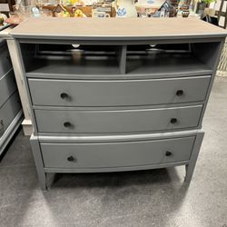 Newly Refinished Dark Gray Tv Stand Entry Way Table 