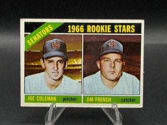 1966 Topps Senators Rookie Stars #333 Joe Coleman & Jim French RC