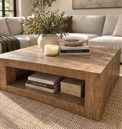 Pottery Barn Rockport Media Console + Coffee Table – Like New