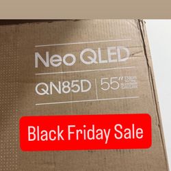 SAMSUNG 55-Inch Class Neo QLED 4K QN85D Series Neo Quantum HDR, Dolby Atmos, Object Tracking Sound, Motion Xcelerator Turbo+, Gaming Hub, Smart TV wit