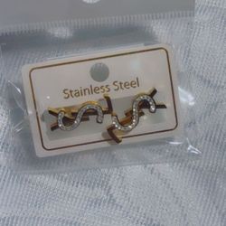 Stainless Steel Snake Earrings✨