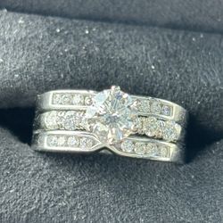 14k Diamond Ring Set