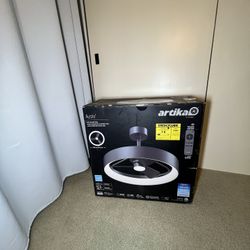Sealed box. Never opened or used Artika Austin 23" LED Fandelier / Ceiling Fun.