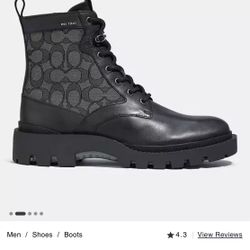 Citysole Lace Up Boot In Signature Jacquard