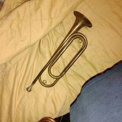 War Horn Trumpet, From WW1 With Us Stamps But No Serial #