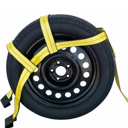 2pcs Tow Dolly Straps 14"-17" Tires